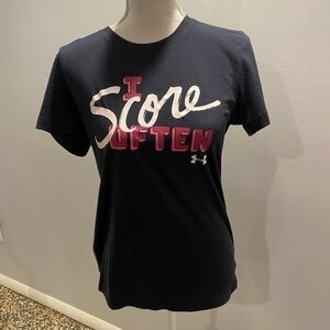 {Under Armour} semi-fitted heat gear short sleeve tank